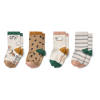 Set van 4 kousjes met print - Silas socks 4-pack farm