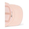 Bruinroze gestreepte pet met abrikoosje - Rory seersucker cap stripe pale tuscany/creme de la creme