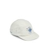 Lichtblauwe gestreepte pet met visje - Rory seersucker cap stripe peppermint/sandy