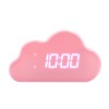 Digitale wekker met thermometer en sfeerlicht - Roze 