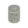 Food jar - Happy prints light olive