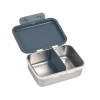 Brooddoos inox - Lunchbox stainless steel happy prints midnight blue