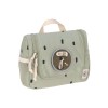 Toilettas met hondje - Mini washbag happy prints light olive