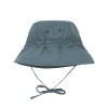 Petrolblauw UV zonnehoedje - Fishing hat blue