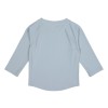Blauwgrijze UV tshirt met kreeft - Long sleeve rashguard crayfish light blue
