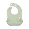 Silicone slab met opvangbakje - Silicone bib happy fruits lemon  (Geboortelijst Aïmi A.)