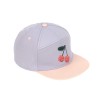 Lila pet met kersjes - Kids skater cap cherry lilac/peach