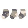 Set van 3 paar olijfgroene sokjes - Sneaker socks anthracite/olive