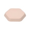 Zeshoekig bord - Plate geo powder pink