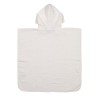 Witte hydrofiele poncho - Muslin poncho milky