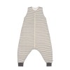 Gestreepte slaapzak - Sleeping jumper striped grey/anthracite