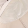 Ecru UV zonnehoedje met klep - Sun protection long neck hat offwhite