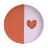 Silicone bord - Silicone bown happy rascals heart lavender