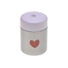 Food jar - Food jar happy rascals heart lavender (Geboortelijst Billie B.)