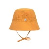 Okergeel UV zonnehoedje - Fishing hat gold