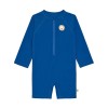 Kobaltblauw zwempakje met leewtje - Long sleeve sunsuit lion blue