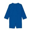 Kobaltblauw zwempakje met leewtje - Long sleeve sunsuit lion blue