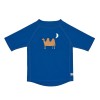 Kobaltblauwe UV t-shirt met kameel - Short sleeve rashguard camel blue