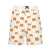 Ecru zwemshort met kamelen - Board shorts camel nature
