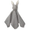Grijze gebreid knufelkonijntje - Milo knit rabbit grey melange