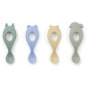 Set van 4 silicone lepels - Liva silicone spoon 4-pack peppermint multi mix