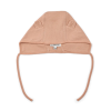Bruinroze babymutsje - Silja bonnet pale tuscany