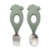 2-delig besteksetje - Stanley baby cutlery set dino faune green 