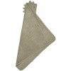Groengrijze XL badcape met dino - Augusta hooded towel dino/mist
