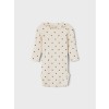 Beige body met lieveheersbeestjes - Nmfgago slim body whitecap gray