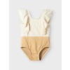 Beige/zandkleurig badpak - Nbffauve swimsuit taos taupe