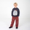 Bruine corduroy broek - Corduroy pants soud washed brown