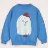 Blauwe sweater met monster - Sweatshirt good monster cobalt blue