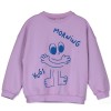 Paarse sweater met mannetje - Sweatshirt morning hugs mauve 