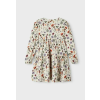 Kleedje met herfstprint - Nmflisa peyote melange 