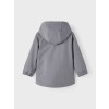 Antracietgrijze softshell jas - Nmmlaalfa quiet shade (stapelkorting)