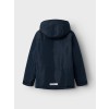 Donkerblauwe sportieve jas - Nkmmax jacket sleeve tape dark sapphire