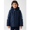 Donkerblauwe sportieve jas - Nkmmax jacket sleeve tape dark sapphire