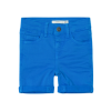 Blauwe jeansshort - Nmmsilas electric blue lemonade