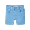 Lichtblauwe jeansshort - Nmmsilas slim twi shorts all aboard
