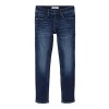 Donkerblauwe jeansbroek - Nkmtheo dnmtatay 3542 dark blue denim