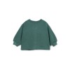 Donkergroene cardigan - Jersey cardigan fiber