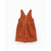 Roestbruin corduroy kleedje - Corduroy dress tapestry