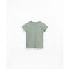 Groengrijze rib t-shirt - Flamé rib tshirt madalena
