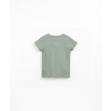 Groengrijze rib t-shirt - Flamé rib tshirt madalena