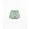 Groengrijze linnen short - Woven shorts madalena