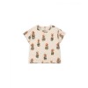 T-shirt met ananassen - Printed flamé jersey t-shirt foam