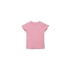 Framboosroze rib t-shirt - Flamé rib t-shirt sculpture (stapelkorting)