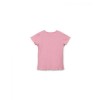 Framboosroze rib t-shirt - Flamé rib t-shirt sculpture (stapelkorting)