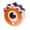 Magisch compact handdoekje - Monster oranje
