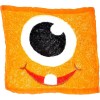 Magisch compact handdoekje - Monster oranje